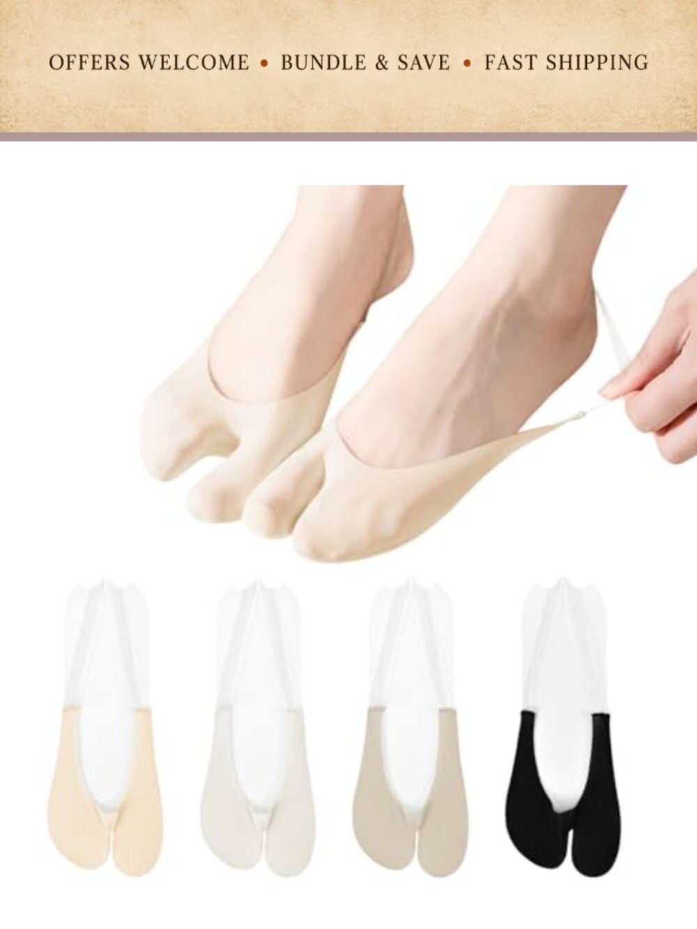 No Show Socks Low Cut Non Slip Invisible Sling Liner Socks